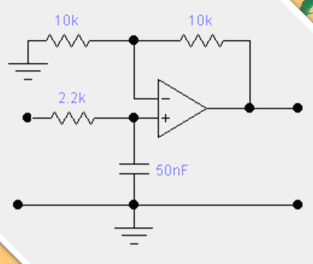 Low pass filter extra circuit